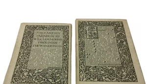 William Morris - The Earthly Paradise Unbound Kelmscott Press Rare Book 1896 - Picture 1 of 6
