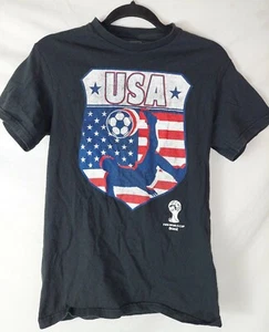 FIFA WORLD CUP BRASIL BRAZIL TEAM USA T SHIRT SIZE SMALL S!! - Picture 1 of 2