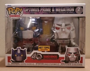  40 JAHRE TRANSFORMATOREN OPTIMUS PRIME & MEGATRON (2ER PACK) HOT TOPIC EXKLUSIV  - Bild 1 von 6