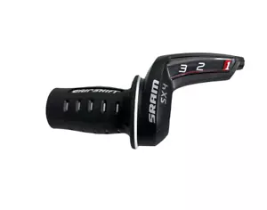 SRAM X4 3 Speed Gripshift Shifter - Including Gear Cables - Picture 1 of 1
