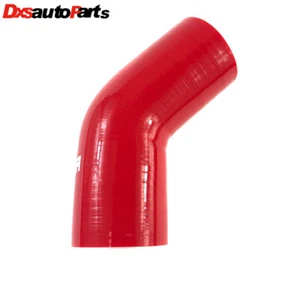 High Performance 4-Ply Red Silicone 2" Coupler 45 Degree Angled Elbow Hose - Bild 1 von 4