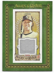 2024 Topps Allen & Ginter Mini Framed Relic Aaron Judge (#MFR-AJ) Yankees SP - Bild 1 von 2