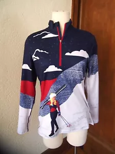 Pullover para mujer Krimson & Klover espalda country capa base 1/4 cremallera nuevo con etiquetas L $120 - Imagen 1 de 11