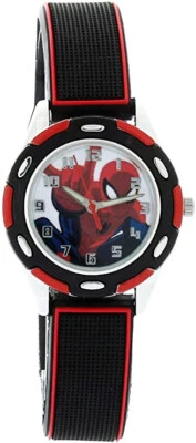 Часы Disney Spider Man в черном и красном корпусе с резиновым ремешком SPMKQ509-L61 - Изображение 1 из 2