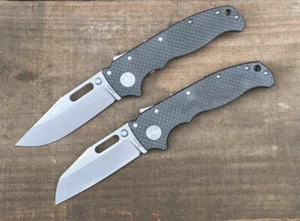 Neu S35VN Klinge Kohlefasergriff Back Lock Tactics Klappmesser Taschenmesser VTF83 - Bild 1 von 11
