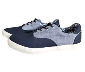 Crevo Footwear Black Gray Canvas Tie Up Casual Sneakers US Men's 12 - Picture 1 of 6