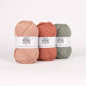 Merino Wool DK yarn - Knitting Crochet Squishy DROPS EXTRA FINE MERINO - Afbeelding 1 van 55