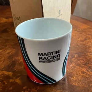 Nueva taza de café genuina Porsche Martini carreras grande 14,2 oz. 997 911 - Imagen 1 de 3