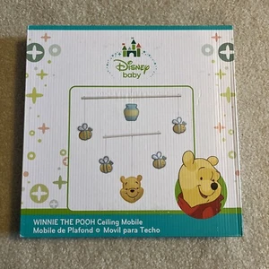 Disney Baby Winnie the Pooh Ceiling Mobile Honey Pot & Bees Easy To Hang - Picture 1 of 4