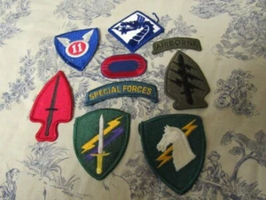 Lot of Vtg. Post WWII US Army Special Forces & Airborne Patches - Picture 1 of 8