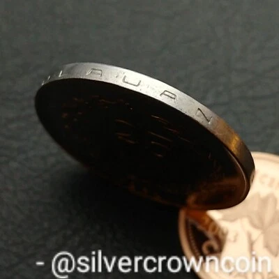 Riau Archipelago 25 Sen 1962. KM#8.2. 25C Coin. Edge Lettering. Indonesia. 1 Yr. - Image 1 of 4