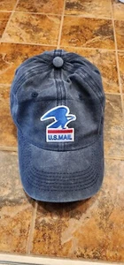 United States Postal Service USPS Stone Wash blaue Baseballkappe Mütze Einheitsgröße - Bild 1 von 3