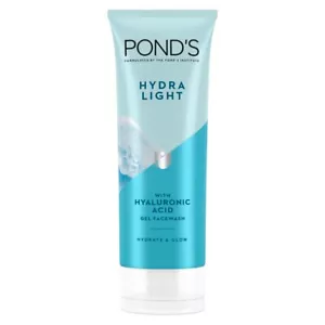 POND'S Hydra Light gel idratante acido ialuronico idrato lavaggio viso e bagliore 100 g - Foto 1 di 7