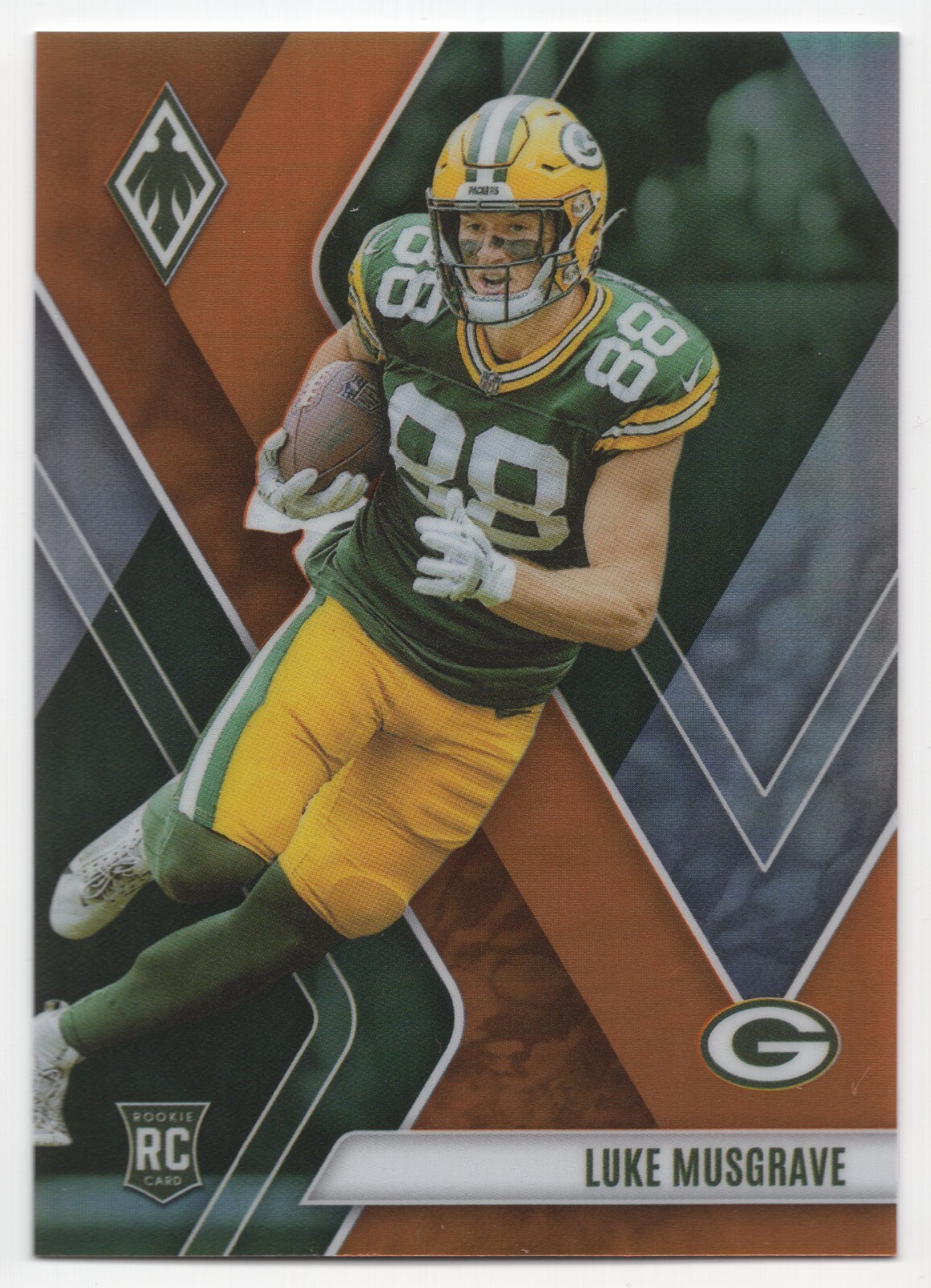 2023 Panini Phoenix LUKE MUSGRAVE #160 Orange Parallel RC /99-Packers
