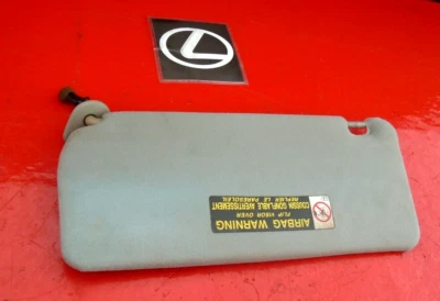 01 2001 LEXUS IS300 SUN VISOR SUNVISOR PASSENGER RIGHT SIDE GRAY OEM - Image 1 of 4