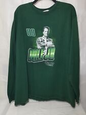 Nascar Dale Earnhardt Jr 88 Mens XXL Long Sleeve Shirt AMP Winners Circle Green