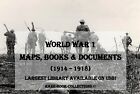 600 WORLD WAR 1 MAPS BOOKS ON USB - THE SOMME BATTLE WW1 MEDAL TANK GUN AIRCRAFT