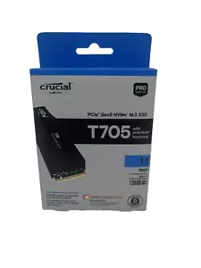 Crucial T705 PCIe Gen5 NVMe M.2 SSD Festplatte 1TB interne SSD-Festplatte - Bild 1 von 1