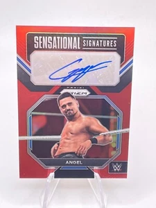 2023 WWE - Prizm - Auto Sensational Signatures - Rojo /99 - Angel - Imagen 1 de 2