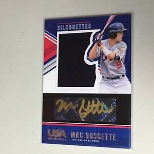 F54978 2018 USA Stars and Stripes Jersey patch/Auto /89 MAC GUSCETTE