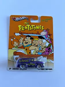 HOT WHEELS 56 Ford F-100 Panel truck The Flintstones real riders - Picture 1 of 1