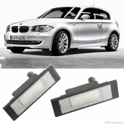 2x LED Kennzeichenleuchte BMW 1er E81 Nummernschildleuchte - Bild 1 von 4