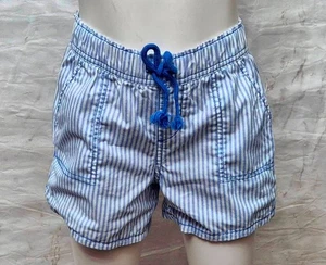 GAP Kids Girls Shorts 100% Cotton Blue Elasticated Waist Draw String MRRP £16.99 - Picture 1 of 2