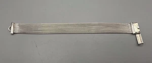 Milor 10 Strand Snake Bracelet 7.5" Sterling Silver .925 Preowned FREE SHIPPING - Picture 1 of 9