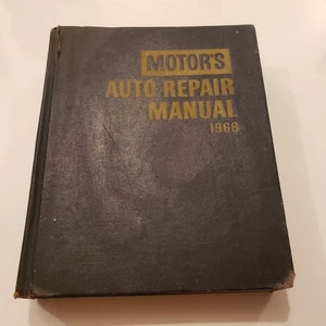 MOTOR'S AUTO REPAIR MANUAL 1968 31st Edition Illustrated Hardcover VTG 60s Cars - Picture 1 of 8