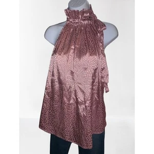 Glitzer & Glam Satin Neckholder Bluse - Bild 1 von 6