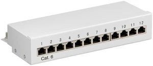 10x CAT 6 Ethernet Patch Panel 12 Port STP Geschirmt; NET PATCH PANEL CAT6 12 PO - Afbeelding 1 van 3