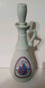 1963 Jim beam Delft Blue Sailboat Windmill Decanter - Picture 1 of 6