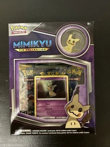 POKEMON TCG Mimikyu Premium PIN Collection Factory Sealed Box-3 Booster Packs - Picture 1 of 6