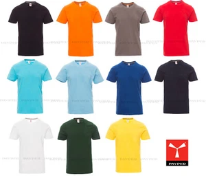 T-Shirt 100% Baumwolle Arbeitsshirts Shirt Herren Workwear Payper Sunrise - Afbeelding 1 van 45