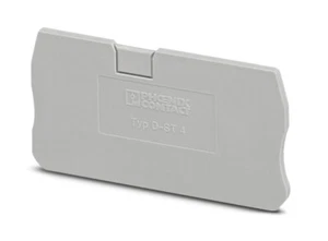 1 bag (50pcs) PHOENIX CONTACT ,D-ST 4 - End cover 3030420 - Picture 1 of 1