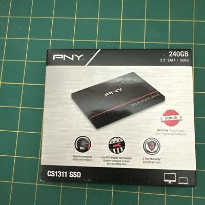 PNY CS1311 240GB SSD 2.5 Retail Box Sealed - Image 1 of 4