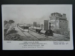 LIVERPOOL & MANCHESTER RAILWAY 150th Anniversary RP Postcard by Pamlin Repro - Picture 1 of 2