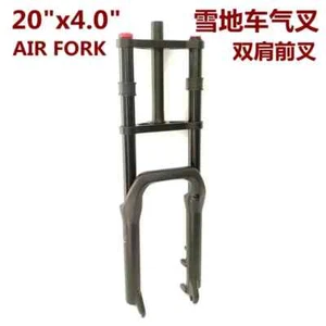 Snow Bike Double Shoulder Shock Absorber Front Fork 20 Inch Fat Tire Air Fork - Bild 1 von 24