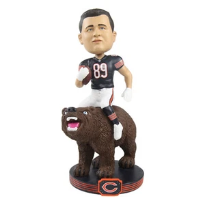 NEW Mike Ditka Chicago Da Bears Riding Bear Bobblehead NFL Football Head Coach - Picture 1 of 1