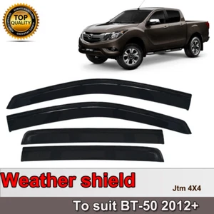 Premium Weather Shields Window Visor Weathershields for Mazda BT50 BT-50 12-20 - Picture 1 of 5