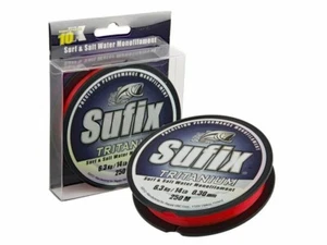 Sufix Tritanium Surf Orange Monfilament Line 250m 0.30mm / 14lb (SALE) - Picture 1 of 1