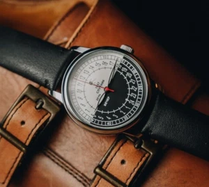 Reloj Hombre Automático 24 Horas Sputnik Vintage - Función Día/Noche, Correa Cuero - Imagen 1 de 4