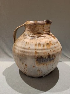 Großer Krug Steinzeug Gustave Tiffoche signiert Keramik Kunst - Bild 1 von 10