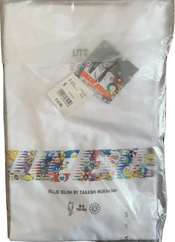 Billie Eilish X Takashi Murakami White Small Tee | Released by Uniqlo 2020