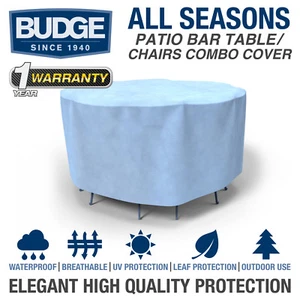 Budge All-Seasons Patio Bar Table and Chairs Cover | Various Sizes and Colors