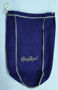 Bolso Crown Royal Oro Púrpura Cordón Oro Costura 13 X 9" 1.75L Alijo Hobby - Imagen 1 de 3