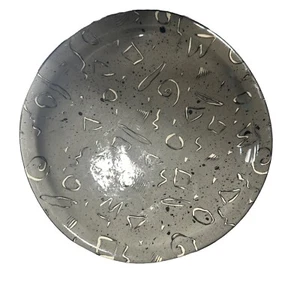 Claudia Reese ~ Cera-Mix Post Modern Abstract Glazed Pottery Bowl 12 Diagonally - Picture 1 of 3