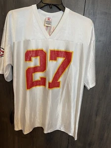 NFL Players Kansas City Chiefs Larry Johnson #27 Jersey Adult XL White - Picture 1 of 8