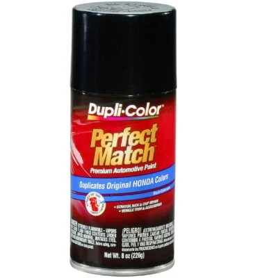 Dupli-Color Perfect Match Spray Paint Honda Nighthawk Black Pearl B92P 8 oz Foto 1 de 4