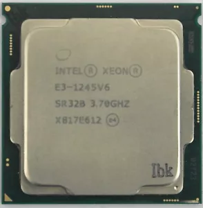 Intel Xeon E3-1245 V6 3,70GHz Quad-Core SR32B Prozessor mit Fett - Bild 1 von 1
